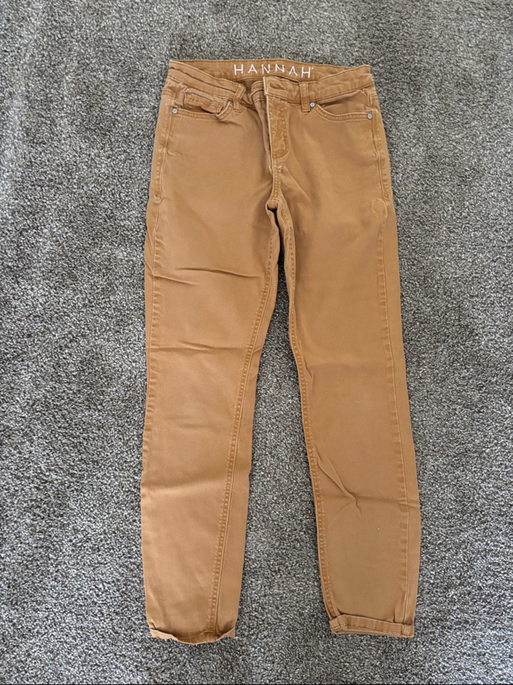 Hannah Tan Straight-Leg Pant